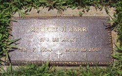 Robert H Barr 