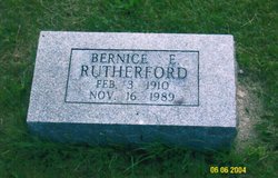 Bernice E <I>Ohmart</I> Rutherford 