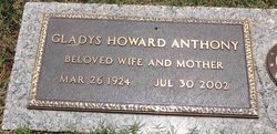 Gladys <I>Howard</I> Anthony 