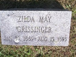 Zilda May Grissinger 