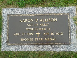 Sgt Aaron D Allison 