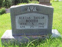 Bertha <I>Taylor</I> Booth 