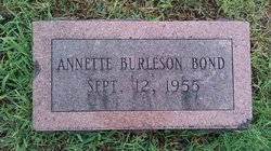 Annette Burleson Bond 