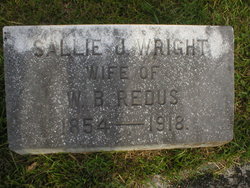 Sallie J <I>Wright</I> Redus 