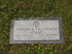 Virginia <I>Tillotson</I> Adams 