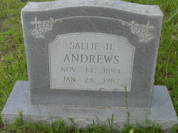 Sallie <I>Hemby</I> Andrews 