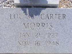 Louise <I>Morris</I> Carter 