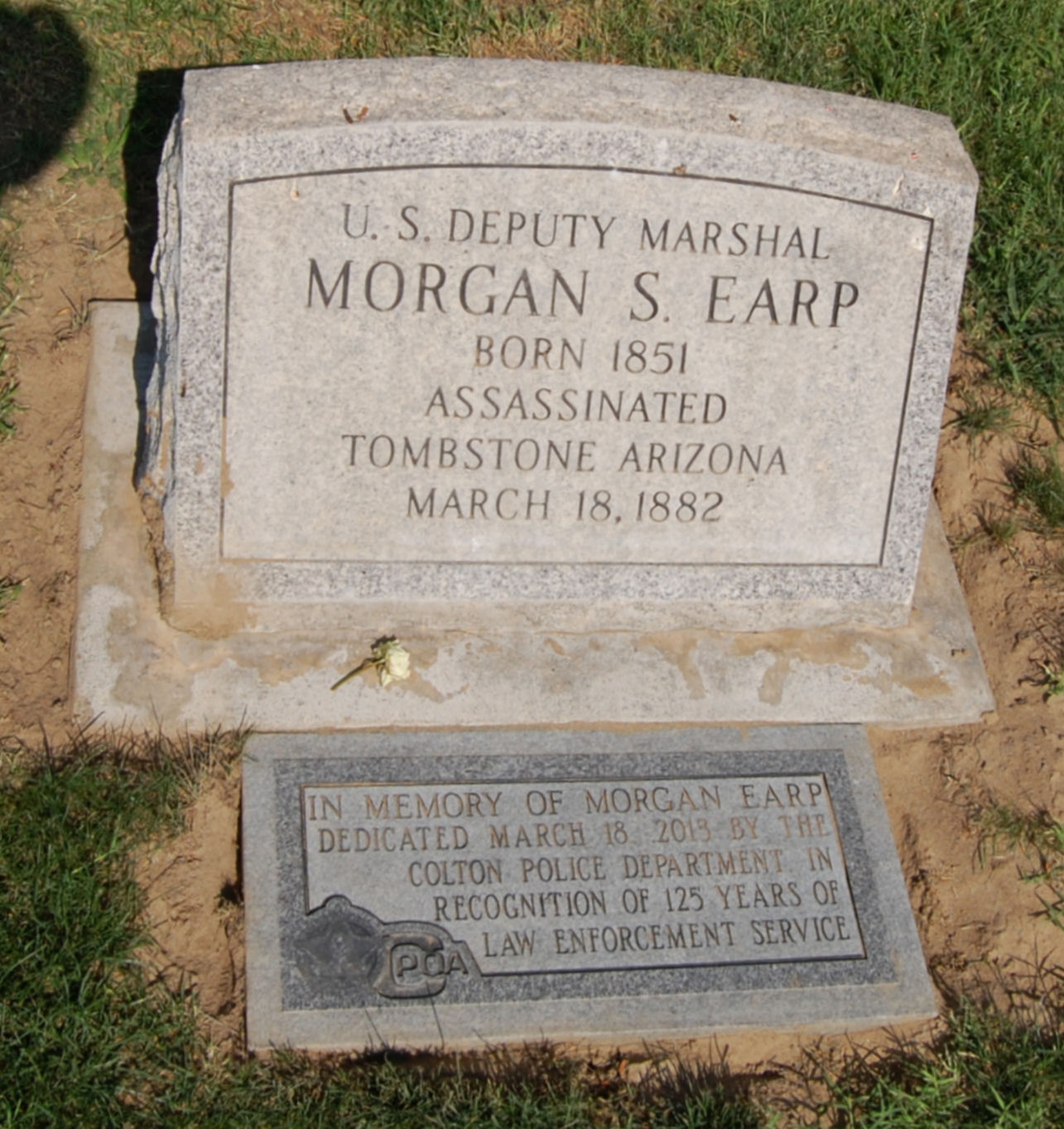 Tombstone Morgan Death