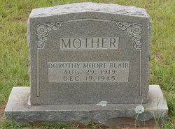 Dorothy Elizabeth <I>Moore</I> Blair 