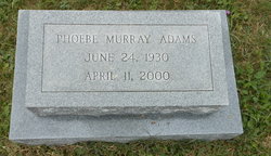 Phoebe Jane <I>Murray</I> Adams 