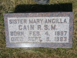 Sr Mary Ancilla Cain 