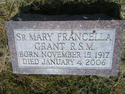 Sr Mary Francella Grant 
