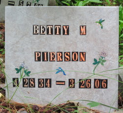 Betty Marie <I>Ysen</I> Pierson 
