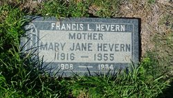Mary Jane <I>Tracy</I> Hevern 