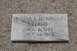 Martha E <I>Hunnicutt</I> Elrod 