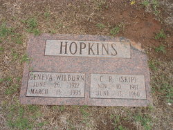 Mary Geneva <I>Wilburn</I> Hopkins 