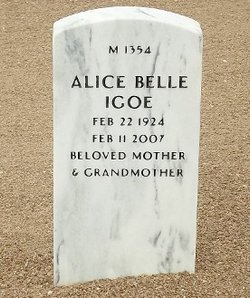 Alice Belle <I>Paden</I> Igoe 