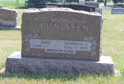 Florence Janet <I>Terpstra</I> Teunissen 