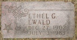 Ethel Grace <I>Smith</I> Ewald 