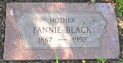 Frances May “Fannie” <I>Guthrie</I> Black 