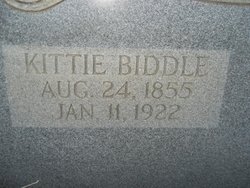 Kittie <I>Townsend</I> Biddle 