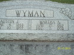 Martha Ann <I>Conder</I> Wyman 