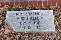 Roy Freemon Burkhalter 