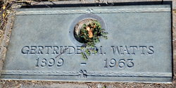Gertrude Mildred <I>Boyd</I> Watts 