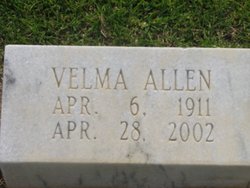 Velma Irene <I>Allen</I> Allen 