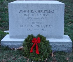 Alice M <I>Christian</I> Christmas 