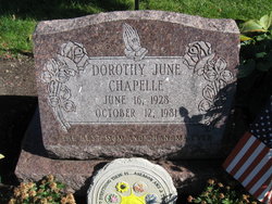 Dorothy June <I>Hutton</I> Chapelle 