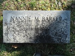 Nannie <I>Moseley</I> Barker 