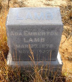 Ada <I>Emberton</I> Lamb 
