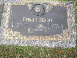 Beulah Benton <I>Belile</I> Benoit 