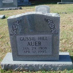 Gussie <I>Hill</I> Auer 