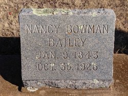 Nancy Jane <I>Bowman</I> Bailey 