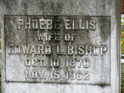 Phoebe Prioleau <I>Ellis</I> Bishop 
