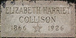 Elizabeth Harriet <I>Bullik</I> Collison 