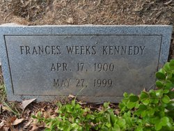Frances W. <I>Weeks</I> Kennedy 