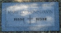 Marie M. <I>Lorraine</I> Colvin 