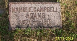 Mamie Elizabeth <I>Campbell</I> Adams 