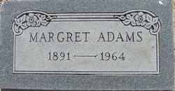 Margaret <I>Smith</I> Adams 