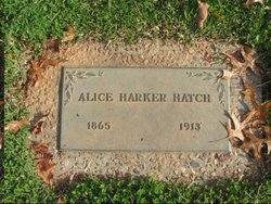 Alice Catherine <I>Harker</I> Hatch 