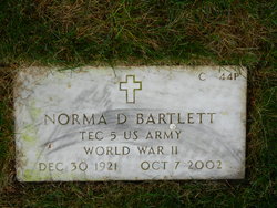 Norma D Bartlett 