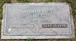 Mildred <I>Loft</I> Abbett 