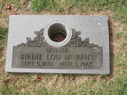 Birdie Lou <I>Porter</I> Murphy 