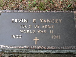 Ervin Everett Yancey 