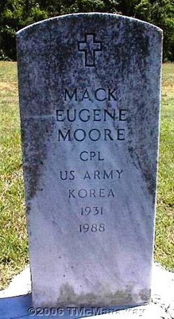 Corp Mack Eugene Moore 