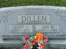 Ada M <I>Holt</I> Dillen 