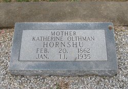 Katherine <I>Olthman</I> Hornshu 